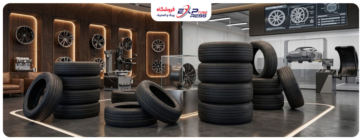 سایز لاستیک ساینا